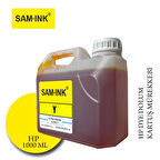 Feyink® Samink Hp Vivera T Plotter DYE Kartuş Dolum Mürekkebi Y Yellow1000ml