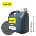 Feyink® Samink Canon Pro Serisi Plotter DYE Kartuş Dolum Mürekkebi PFI-1300-1700 GY (Gray) -1000ml-