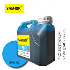 Feyink® Samink Canon Lucia Pro Serisi Plotter Pigment Kartuş Dolum Mürekkebi PC (Photo Cyan)1000ml