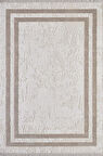 Artemis Halı Murano 01361A Krem Bej Çizgi Desenli Yün Halı