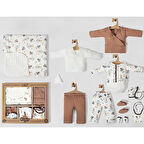 ERKEK BEBEK MÜSLİN BALON FİGÜRLÜ SET 0-3 AY