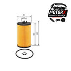 Yağ Filtresi Astra J Astra K Insignia A Insignia B Mokka Mokka X Meriva B Zafira C 2015 Sonrası