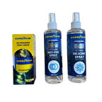 Goodyear Araç Bakım Seti (Buğu Önleyici + Buz Çözücü + Klima Temizleyici)