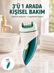 Mey İthalat Çok Fonksiyonlu Epilatör 600mAh 90 Dakika Kullanım LED Metal Başlık Su Geçirmez Yeni Nesil