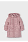 Mayoral Kız Çocuk Kapşonlu Uzun Mont Pembe