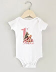 BASKILI Bebek body-bebek zıbın-organik kumaş-bebek tişört-tasarımlı body-YENİ YIL ZIBIN-MY FİRST CHRISTMAS