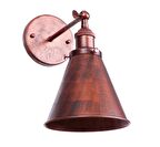 Retro Metal Eskitme Salon - Yatak Odası Duvar Bakır Aplik