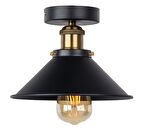 MYLİGHTS  RETRO RUSTİK TAVAN AVİZE  23 CM  PLOFONYER METAL AVİZE 