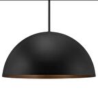 MYLİGHTS  RETRO METAL   40CM  METAL SARKIT SİYAH  İÇİ BAKIR  SARKIT AVİZE