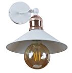 Vintage Metal Vintage Salon - Yatak Odası Duvar Beyaz Aplik