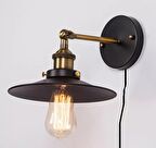 Retro Rustik Metal Retro Yatak Odası Yatak Başı Aplik