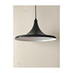 MYLİGHTS  METAL SİYAH İÇİ BEYAZ  VİNATGE MSARKIT AVİZE 36 CM  EN