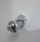 MYLİGHTS krom SPOT TEKLİ KÜRE PANASONIC GÜN IŞIĞI AMPULLÜ hareketli duvar aplik  