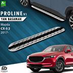 S-Dizayn Mazda CX-5 2 OEM Still Pro V2 Aluminyum Yan Basamak 183 Cm 2017 Üzeri A+ Kalite