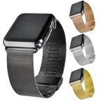 Ally Apple Watch 7-8 41mm 6-5-4 40mm Kayış Kordon Milano Metal Klasik Kopça 3-2-1