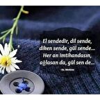 El Sendedir Dil Sende Yazılı Ahşap Buzdolabı Magneti