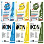 Pruva Akademi 8. Sınıf İnkılap Tarihi + İngilizce + Din Defter + Soru Seti 6 Kitap 2023