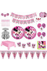 Minnie Mouse Doğum Günü Parti Seti 24 Kişilik