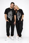 Sevgili Kombini Oversize Çift Tişört Unisex Matching Couple Stronger Together Baskılı Partner Set