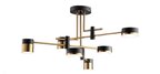 Modi Lighting 6'lı Eskitme Modern Avize Mod-Av-4491-6bsy-LED