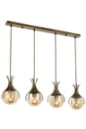 Modi Lighting Mod-60161-4EY Eskitme Kaplama Modern Avize E27 Metal Cam 70x13cm