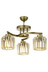 Modi Lighting Mod-65229-3E Eskitme Kaplama Modern Avize E27 Metal Kristal 58cm