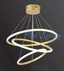 Modi Lighting Eskitme Üçlü Çember Led Avize Md22