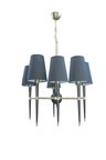 Modi Lighting 6lı Konik Borulu Huni Şapkalı Siyah Eskitme Avize Mod-Av-4403-6bsy