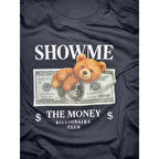 Zengin Ayıcık Baskılı Unisex Tişört