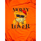 Zengin Ayıcık Baskılı Unisex Tişört