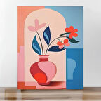 Sayılarla Boyama Tuval Seti Fırça Boya Dahil (Çıtalı) 40X50 cm - Bohem Vazo