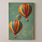 Moranka Sayılarla Boyama Tuval Seti Fırça Boya Dahil (Çıtalı) 40X50 cm - Özgürlüğe Yükseliş