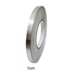 1 Cm 50 Metre Fayans Arası Şerit Dekoratif Yapışkan Renkli Dekor Su Geçirmez Sızdırmaz 1 Cm 50 Metre Gümüş Renk