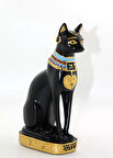 Polyester Mısır Kedisi Figürü