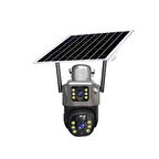 3 MP + 3 MP Çift Lens Solar TF Kart Girişli 4G Kamera