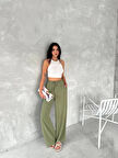 Ayrobin Oversize Kadın Pantalon - Mint Yeşili