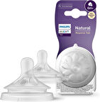 Philips Avent Natural Response 2'li Biberon Emziği, 6 Numara, 6 Ay+