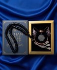 Seyhan Soylu Shop - Özel Tasarım Kitap Kutulu Kadın Bakır Takı Seti Ve Tesbih Kombini - Kolye Küpe Bileklik Yüzük 5 Parça Otantik Şık Hediyelik - Doğum Günü Yıl Dönümü Anneler Günü