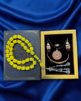 Seyhan Soylu Shop - Özel Tasarım Kitap Kutulu Kadın Bakır Takı Seti Ve Tesbih Kombini - Kolye Küpe Bileklik Yüzük 5 Parça Otantik Şık Hediyelik - Doğum Günü Yıl Dönümü Anneler Günü