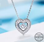 Monemel Swarovski Taşlı Kolye-Dancing Stone