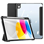 Dux Ducis iPad 10.2 2022 Kılıf Toby Series Kalem Yerli Manyetik Kapaklı Kılıf-(