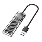 ALLY M.2 Sata USB 3.0 Gen1 SSD Harddisk Kutusu M.2 NGFF- JMS578 Kapaklı-(5775)
