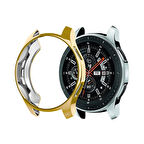 Ally Samsung Uyumlu Watch 46mm Lazer Kaplama Slim Silikon Bumber Kılıf-(5775)