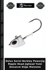 Delux Serisi Berkley Powerjig Ripple Head Jighead Yemi Donanım Doğa Malzeme 7GR - 4LU