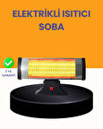 Enerji Tasarruflu 1800W Quartz Infrared Isıtıcı