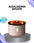 Volkan Efektli Aroma Difüzörü – Sessiz Çalışma Otomatik Kapanma ve LED Işı