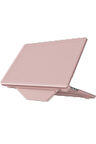 Macbook Pro 14 2021 Macbook Deri Kapak - Pembe-(5796)