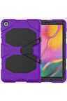 Samsung Galaxy T510 Tab A 10.1 Kılıf Griffin Tablet Kapak - Mor-(5796)