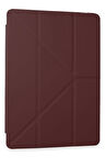 Samsung Galaxy Tab A9 Kılıf Kalemlikli Mars Tablet Kılıfı - Mor-(5796)