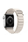 Apple Watch 42mm Mountain Kordon - Beyaz-(5796)